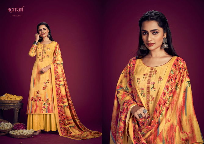 Romani Jhalak Exlusive Wear Pashmina Wholesale Dress Material Collection 